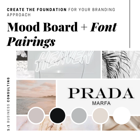 Mood Board + Font Pairings